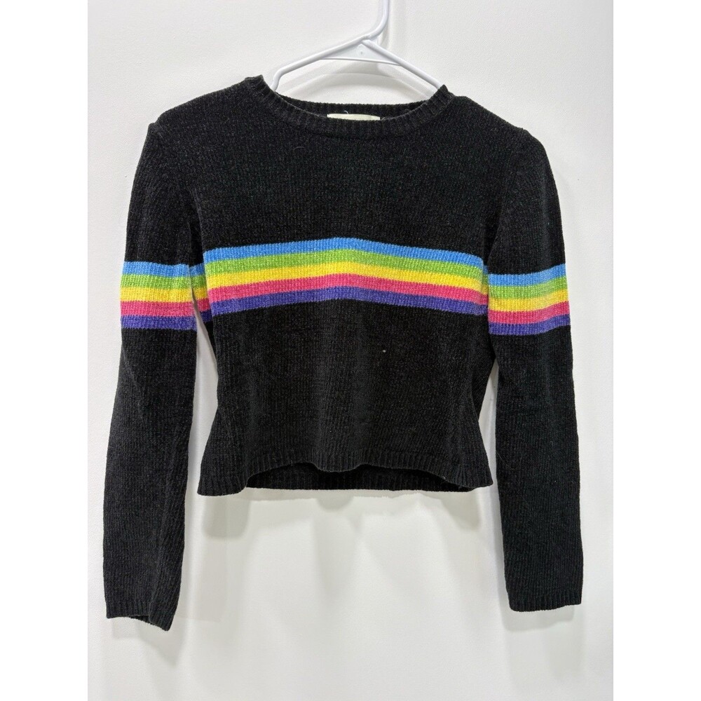 The Limited Kids Rainbow Acrylic Sweater VTG Y2K Sz12 Girls Retro Sweater
